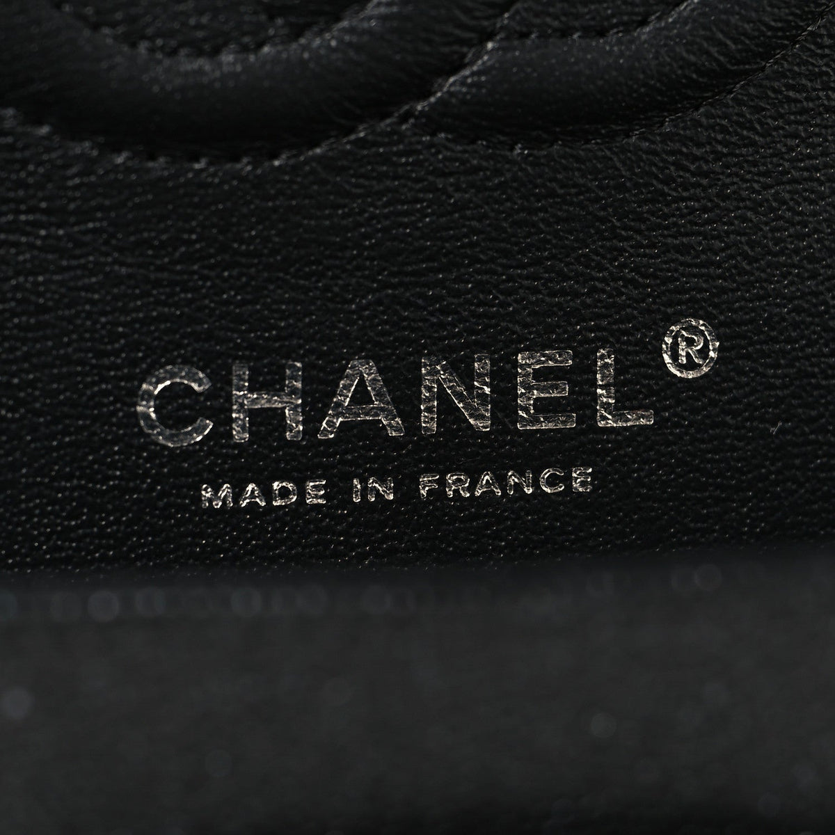Iridescent Caviar Quilted Small Double Flap Black wholesalehk.shop