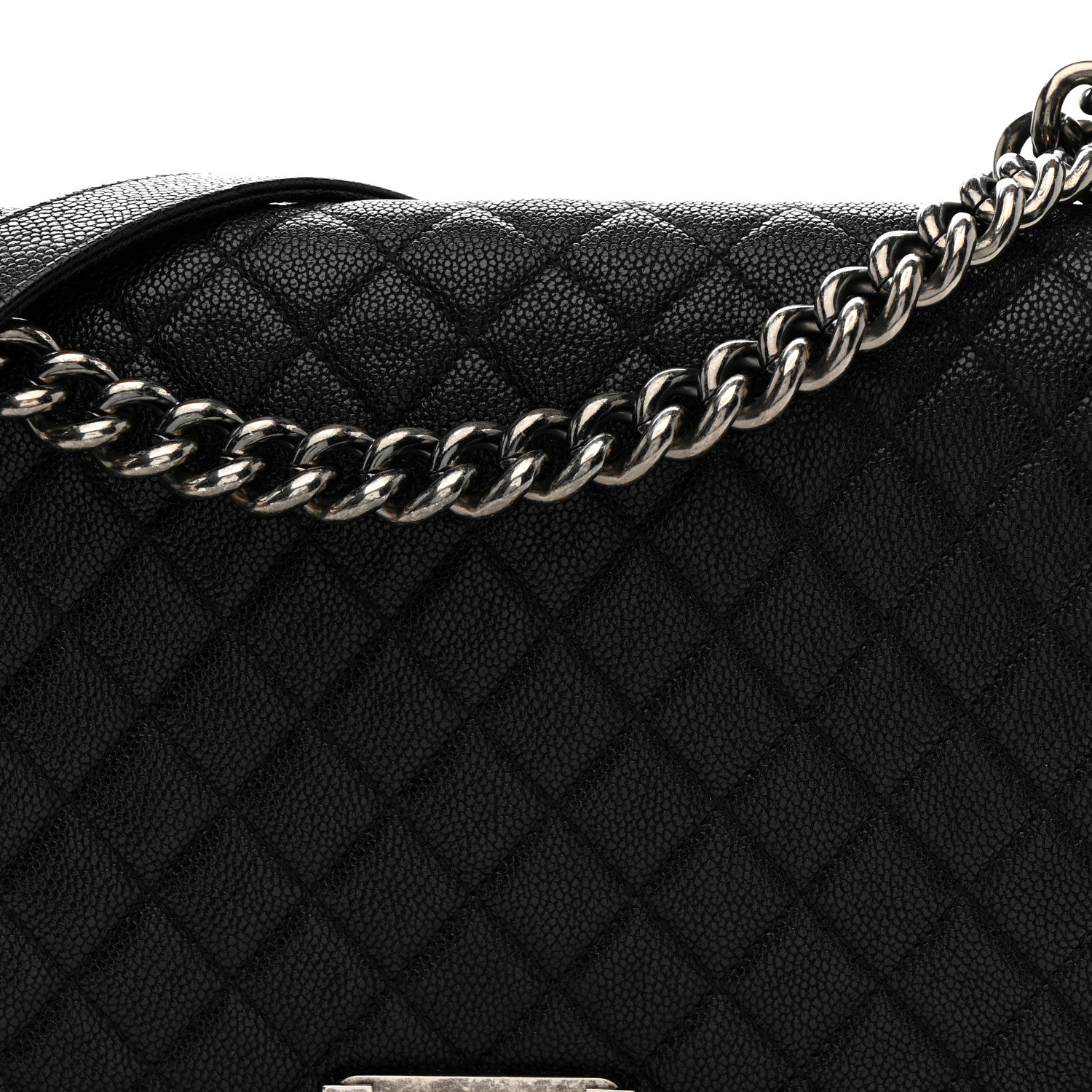 Caviar Quilted New Medium Boy Flap Black wholesalehk.shop