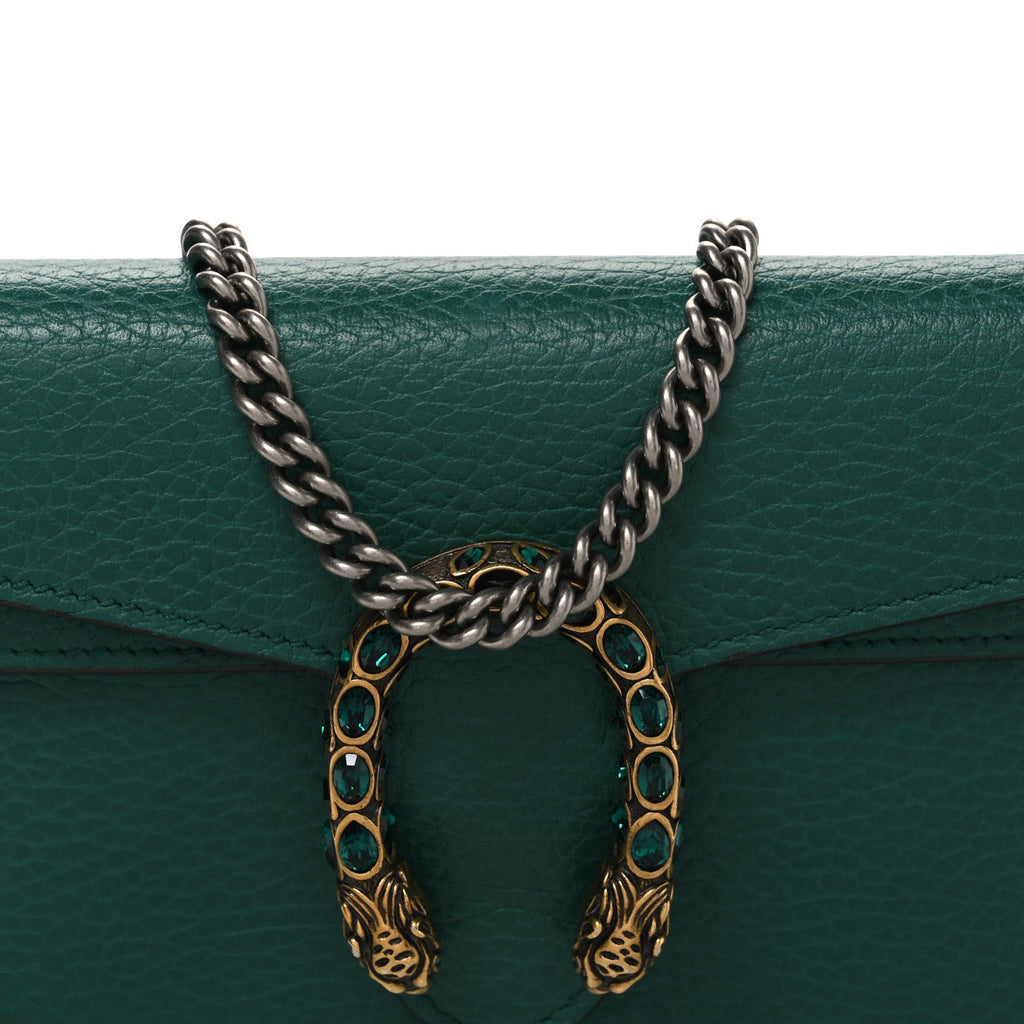 Calfskin Super Mini Dionysus Shoulder Bag Emerald wholesalehk.shop