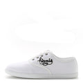 Canvas Embroidered Innocent Sneakers 41 White wholesalehk.shop