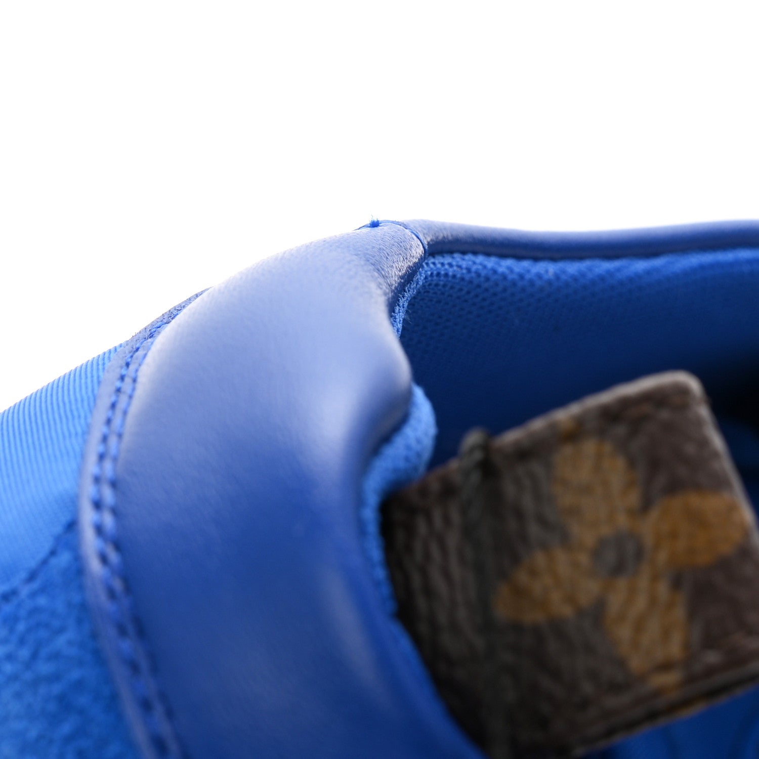 Suede Calfskin LV Sneakerina 39.5 Electric Blue £¨ Direct shipment via from wholesalehk.shop