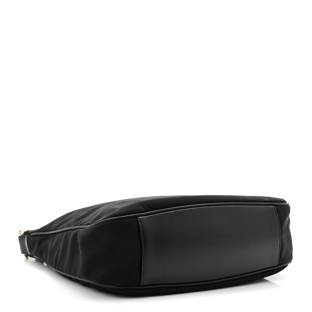 Nylon Bamboo Hobo Black wholesalehk.shop