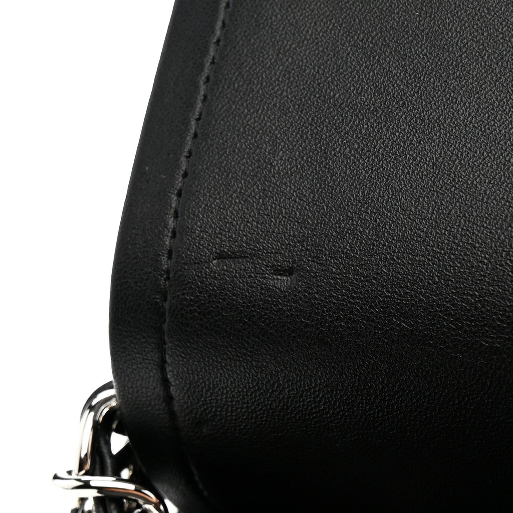 Lambskin Quilted Jumbo Double Flap Black wholesalehk.shop