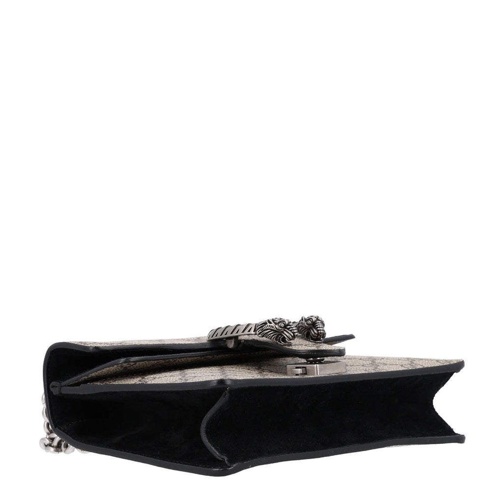 GG Supreme Monogram Mini Dionysus Shoulder Bag Black wholesalehk.shop