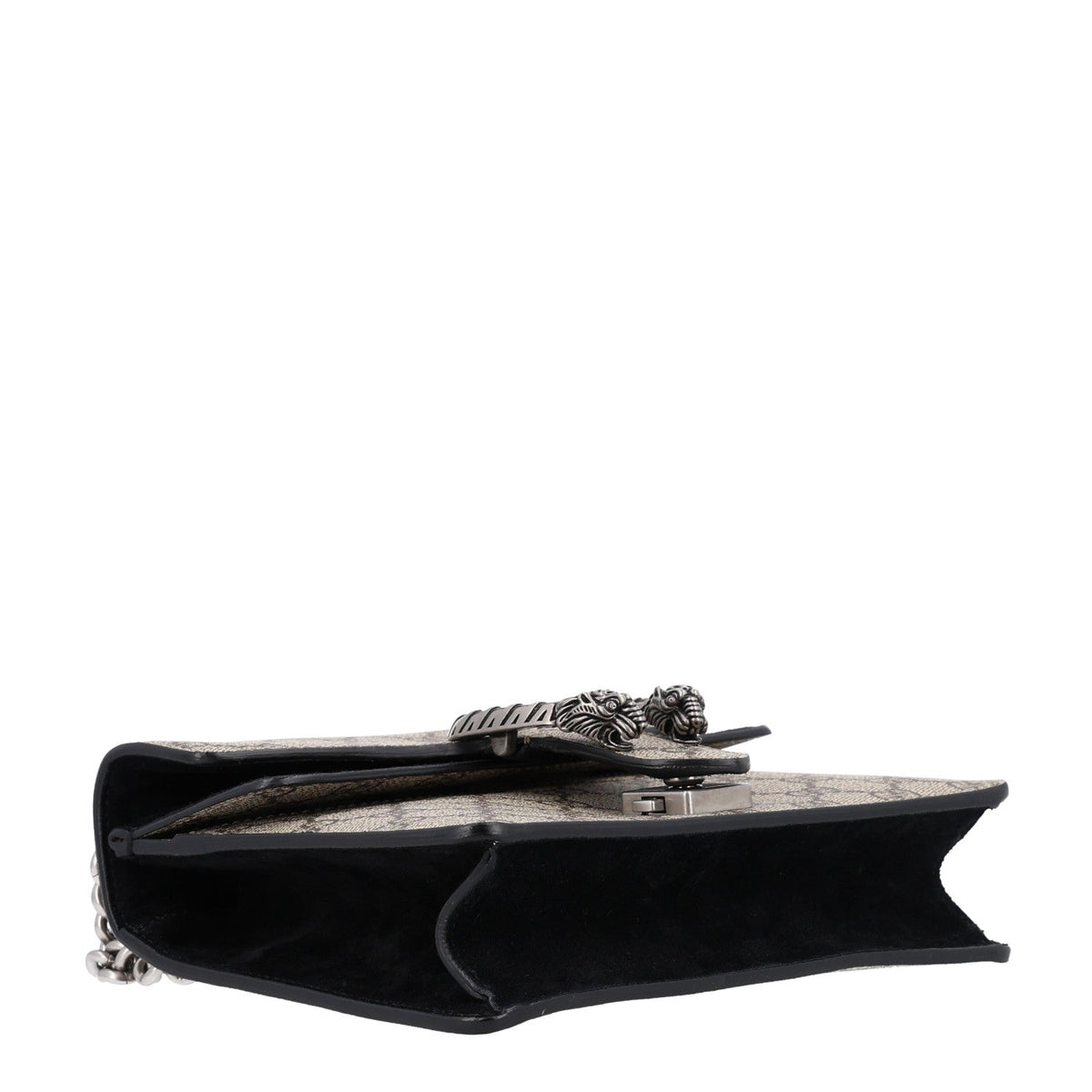GG Supreme Monogram Mini Dionysus Shoulder Bag Black wholesalehk.shop