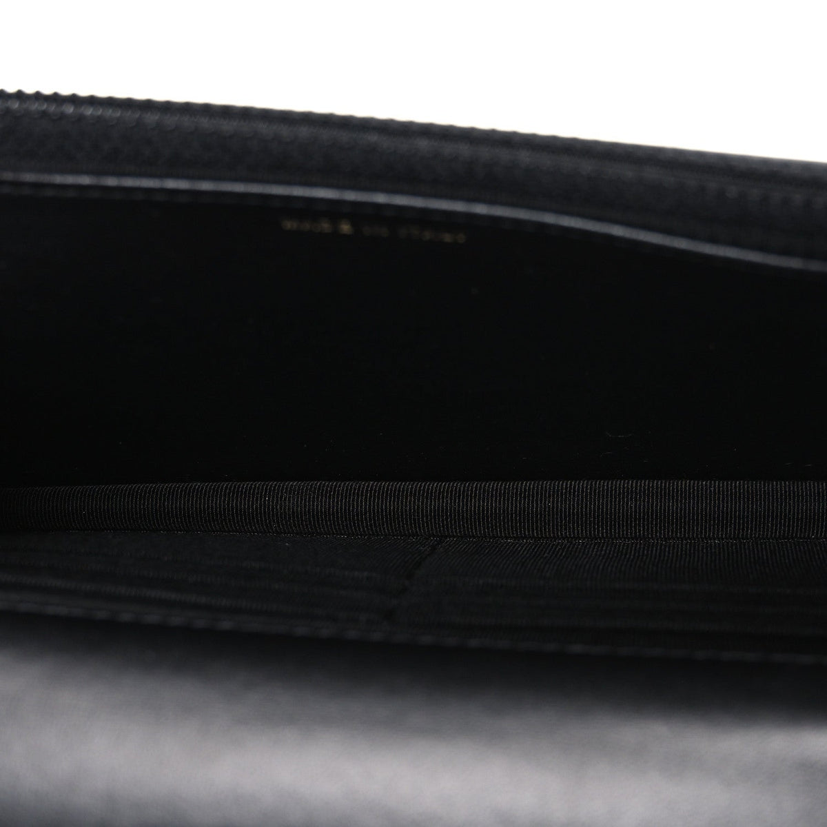 Lambskin Quilted Trendy CC Wallet On Chain WOC Black wholesalehk.shop