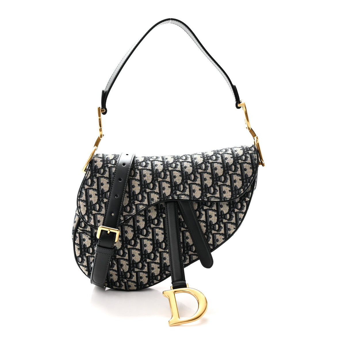 Oblique Saddle Bag With Strap Blue wholesalehk.shop