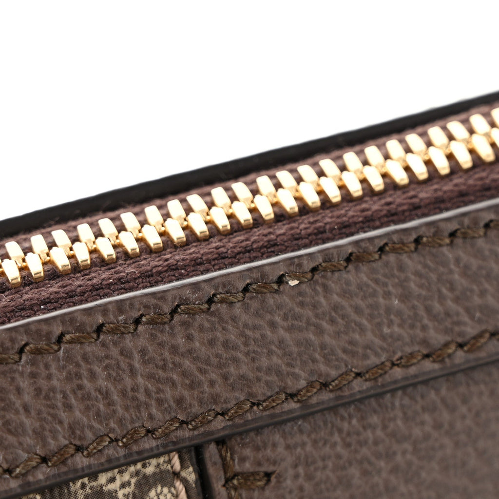 GG Supreme Monogram Web Small Ophidia Top Handle Bag  Beige Ebony wholesalehk.shop
