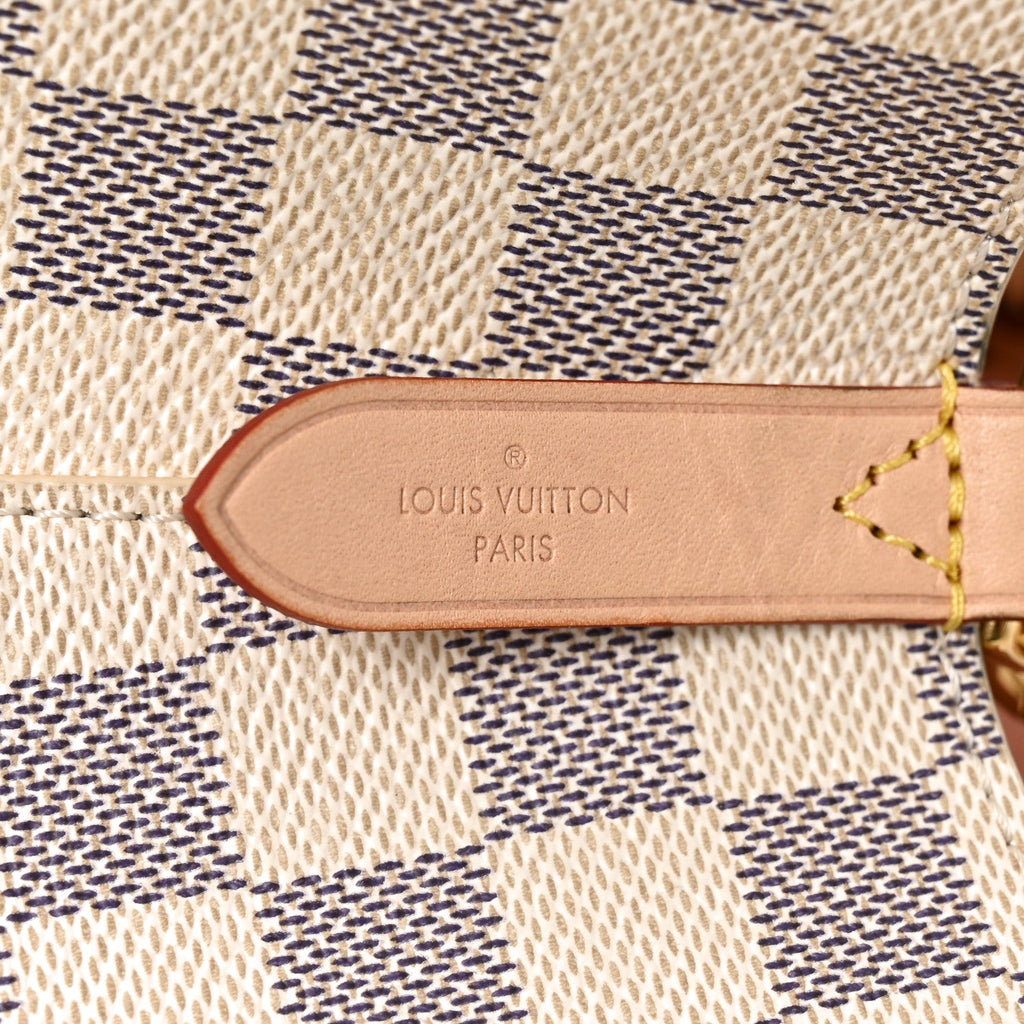 Damier Azur Braided Neonoe MM Peach Cream £¨ Direct shipment via from wholesalehk.shop