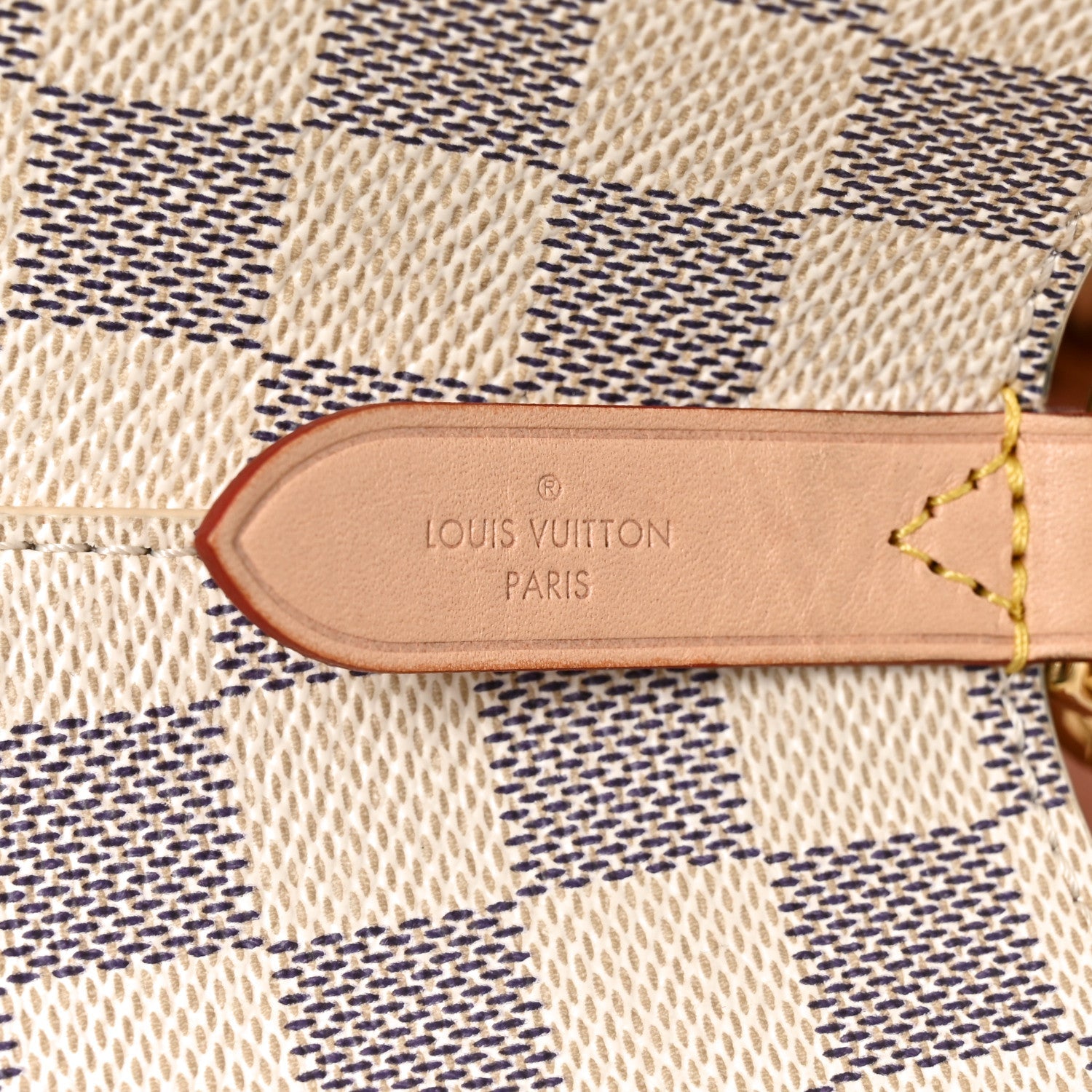 Damier Azur Braided Neonoe MM Peach Cream £¨ Direct shipment via from wholesalehk.shop