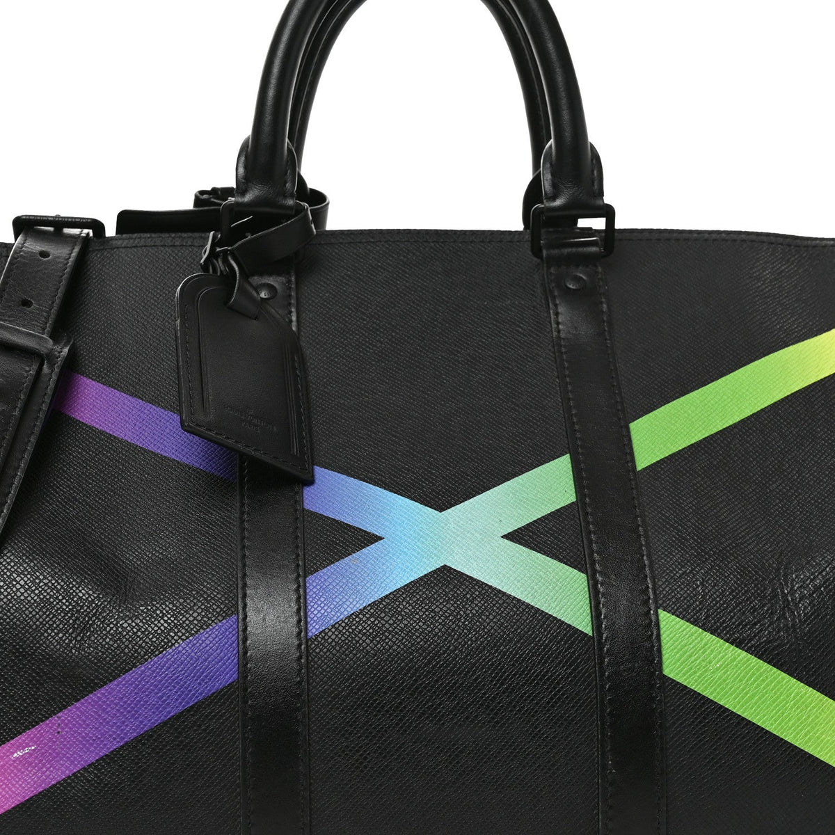 Taiga Rainbow Keepall Bandouliere 50 Black wholesalehk.shop