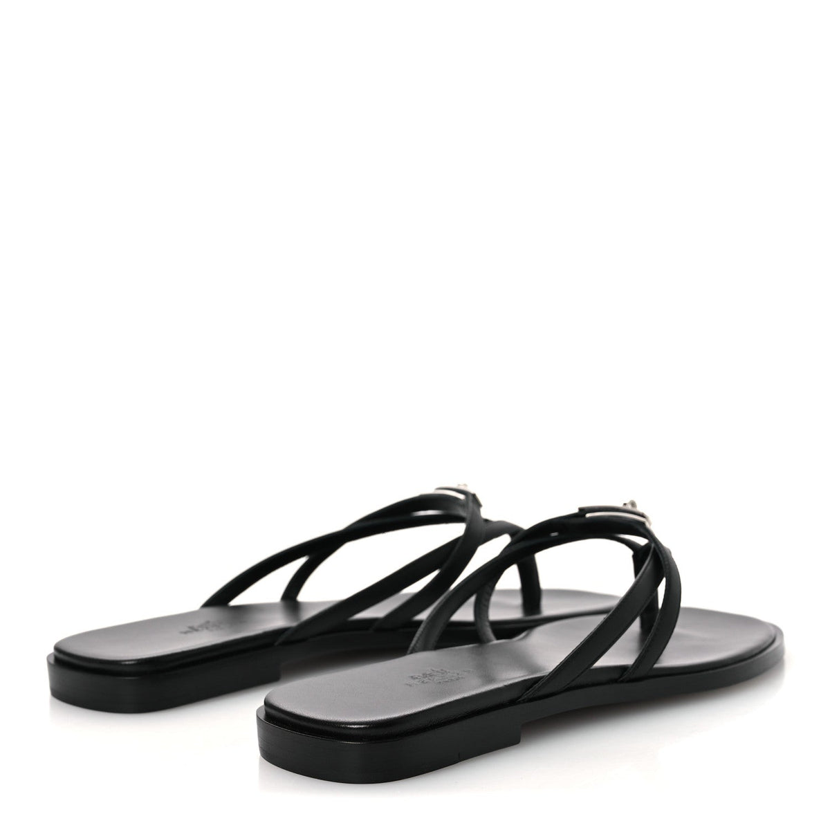 Calfskin Miss Sandals 39 Black wholesalehk.shop
