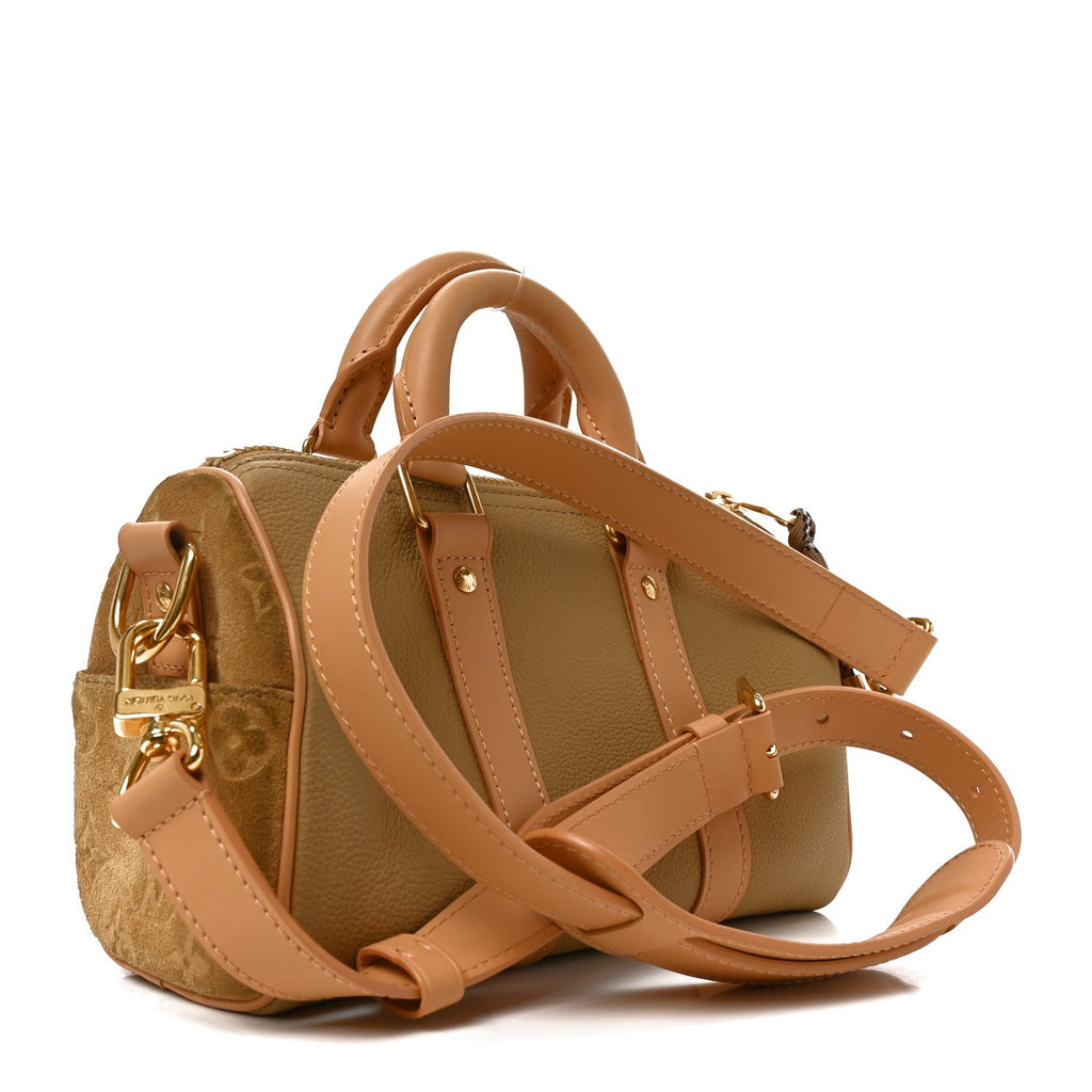 Taurillon Suede Monogram Cargo Keepall Bandouliere 25 wholesalehk.shop