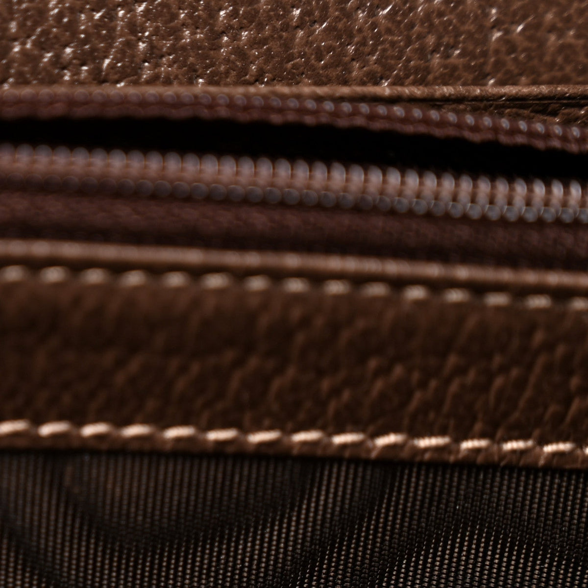 GG Supreme Monogram Web Ophidia Wallet On Chain Brown wholesalehk.shop