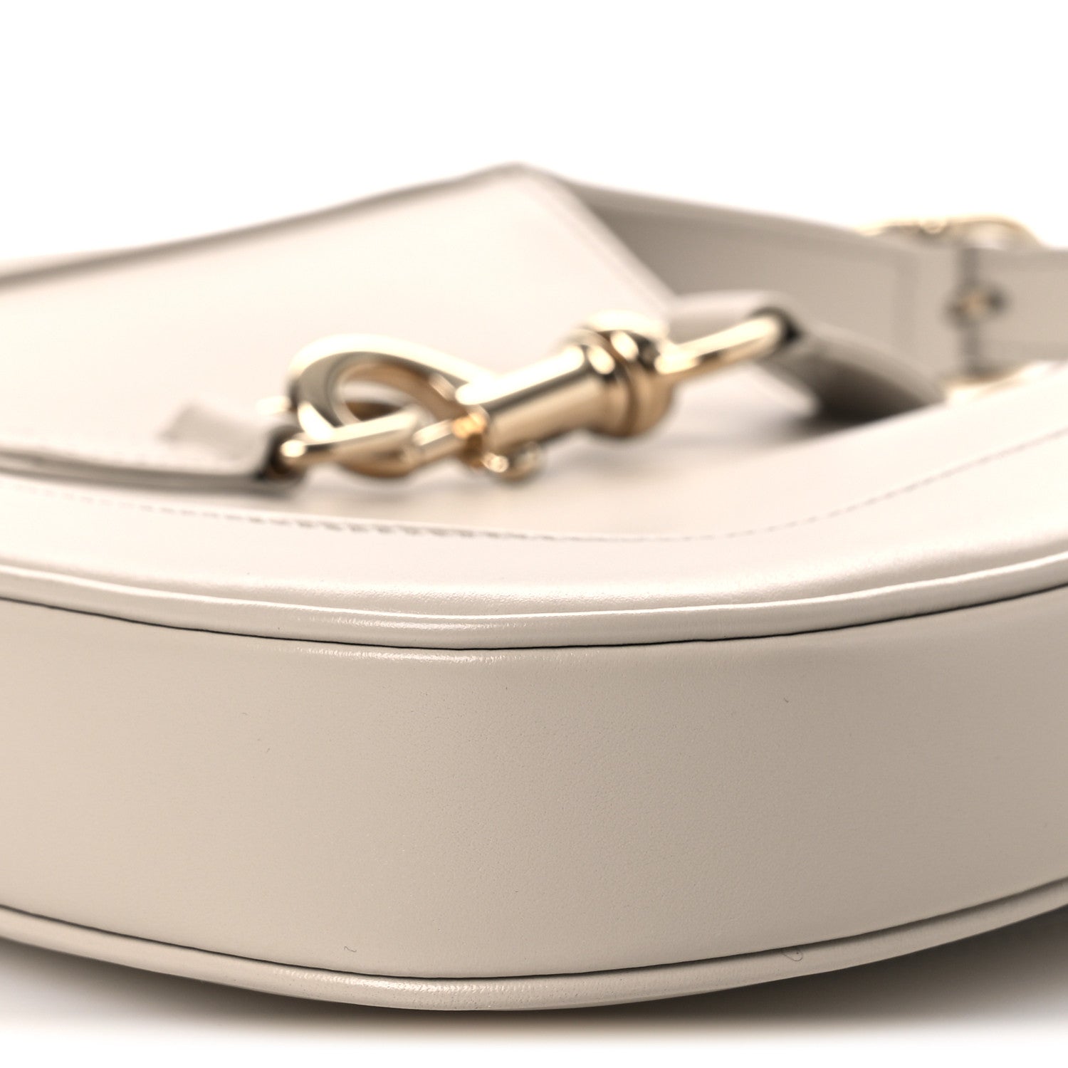 Ancora Calfskin Web Small Jackie Shoulder Bag Light Grey £¨ Direct shipment via from wholesalehk.shop