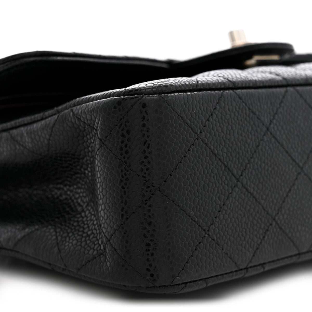 Caviar Quilted Small Double Flap Black wholesalehk.shop
