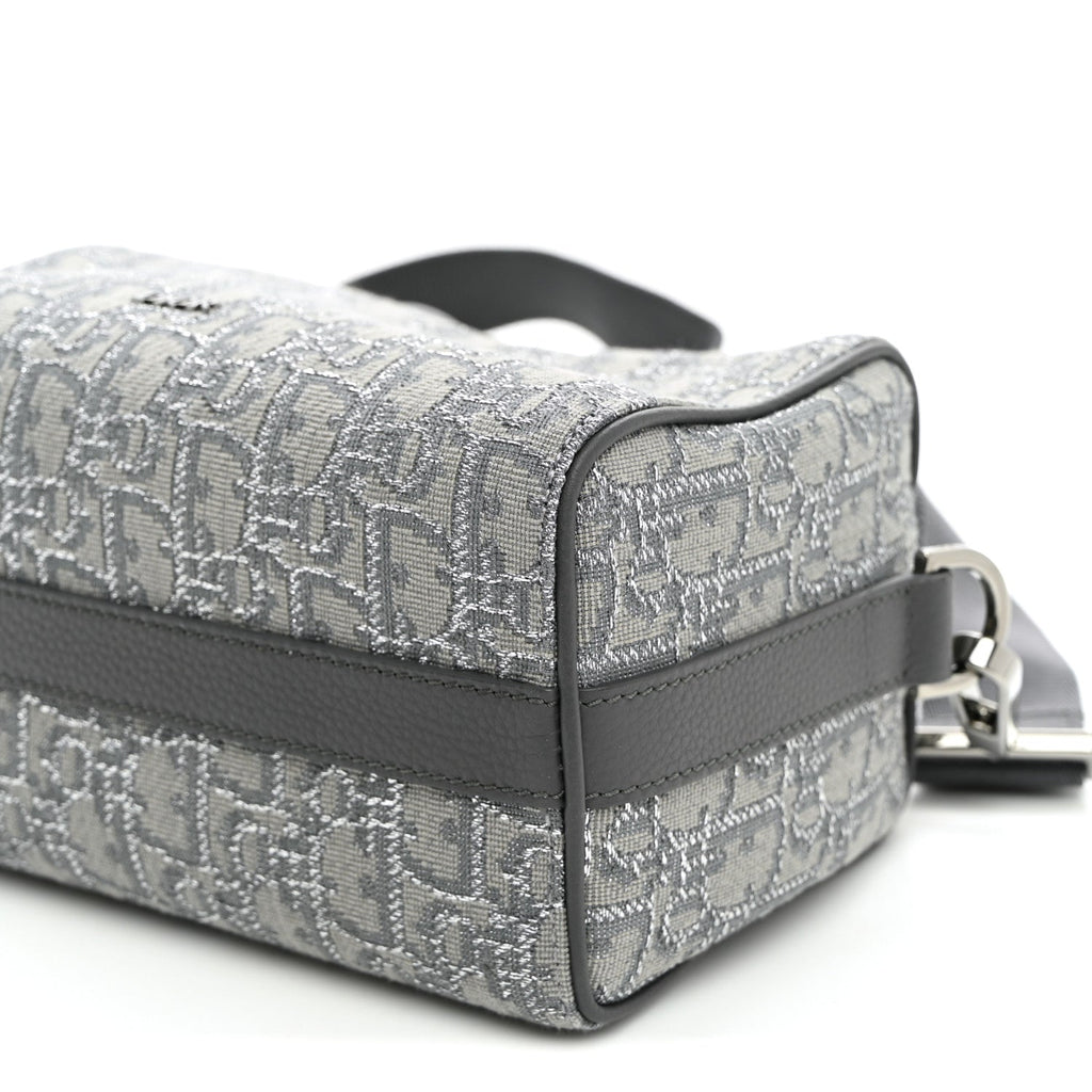 Oblique Jacquard Lingot 22 Bag Silver wholesalehk.shop