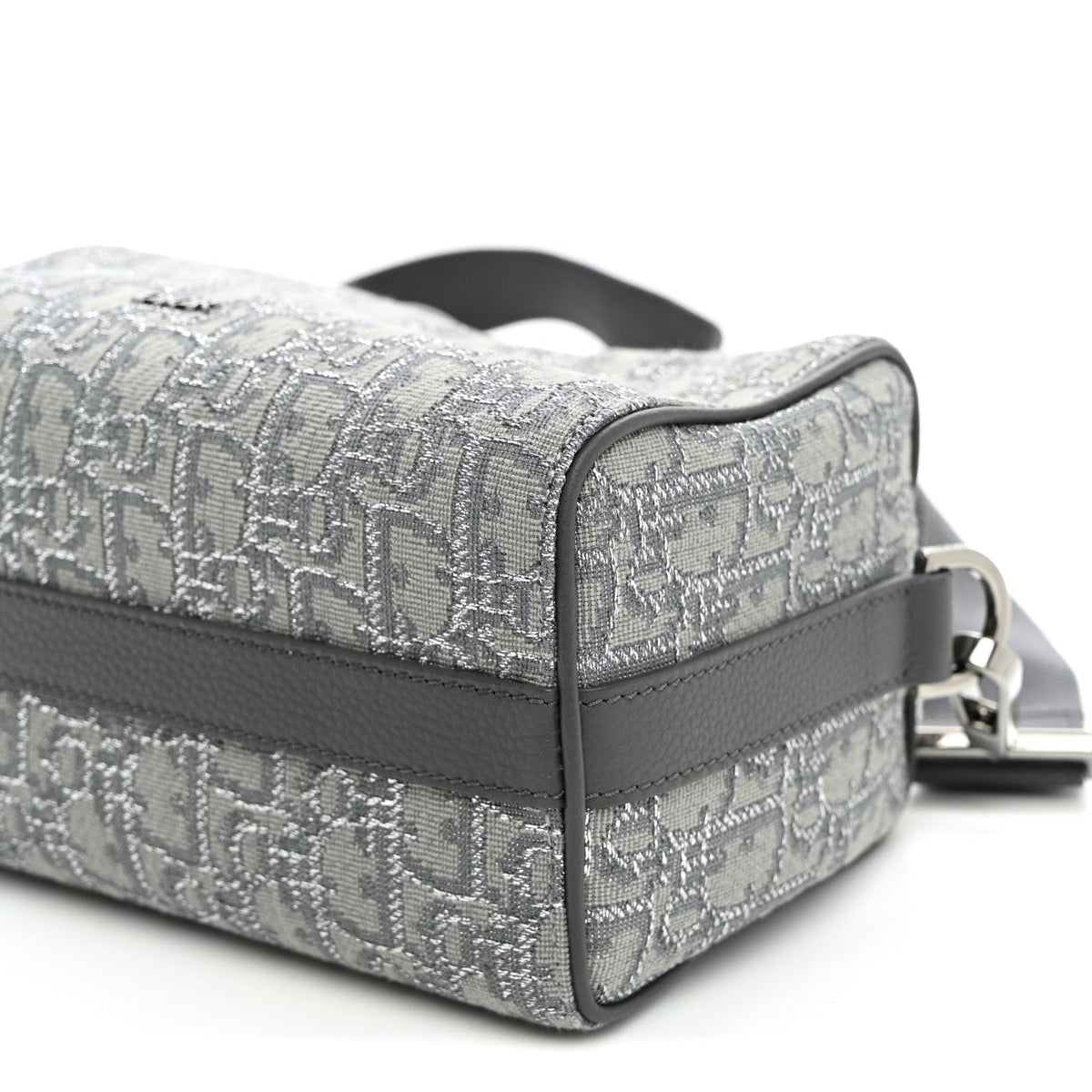 Oblique Jacquard Lingot 22 Bag Silver wholesalehk.shop