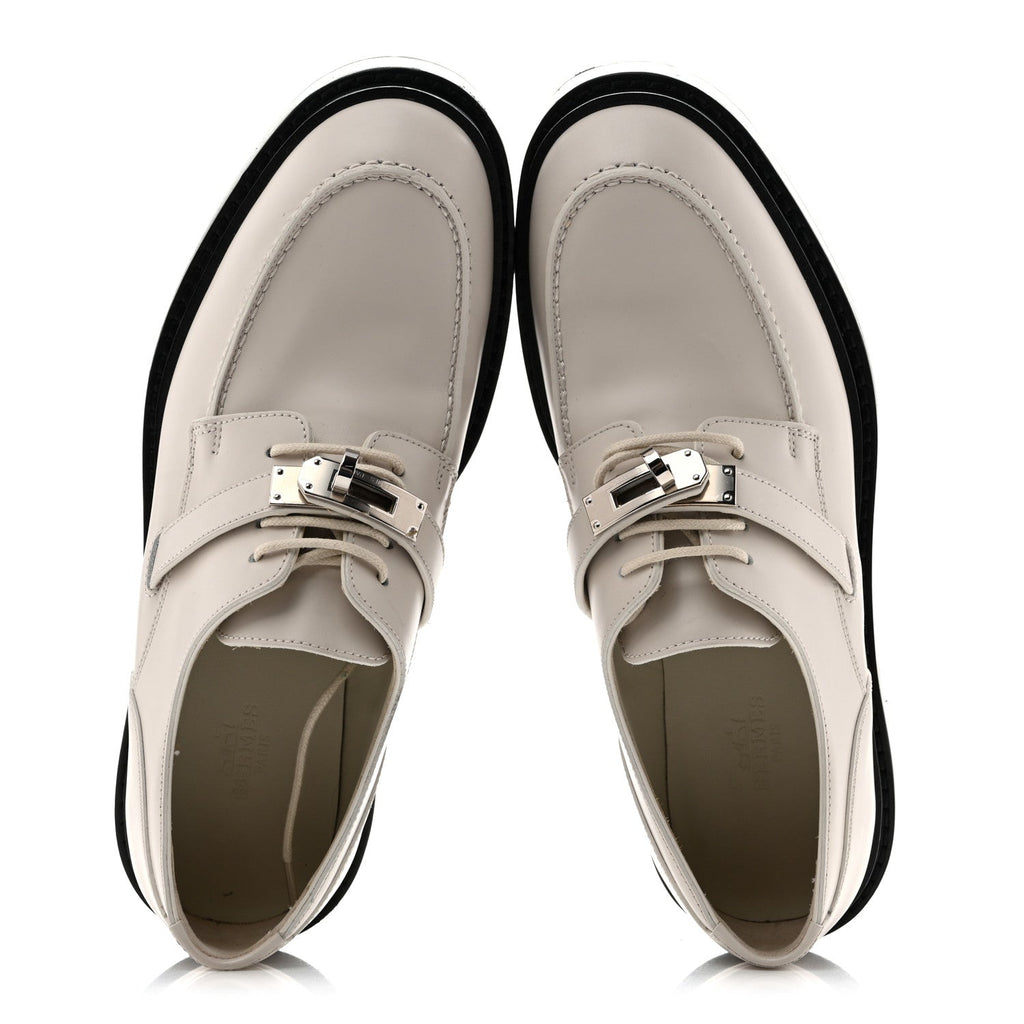 Glossed Calfskin First Derby 36.5 Beige Glaise wholesalehk.shop