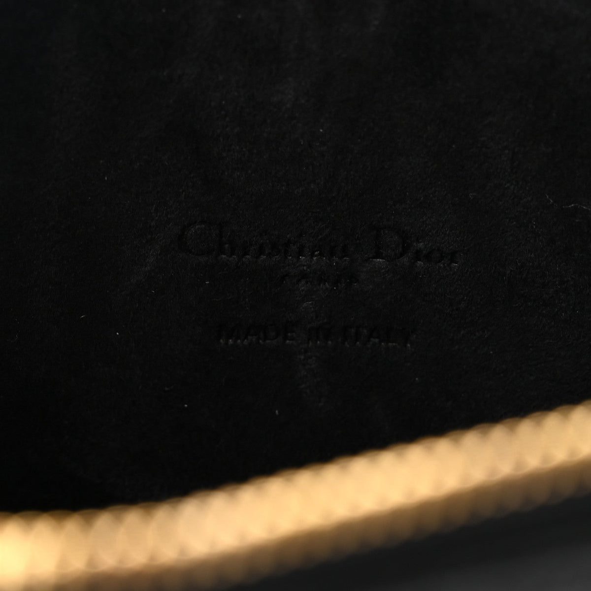 Grained Calfskin Caro Double Pouch Black wholesalehk.shop