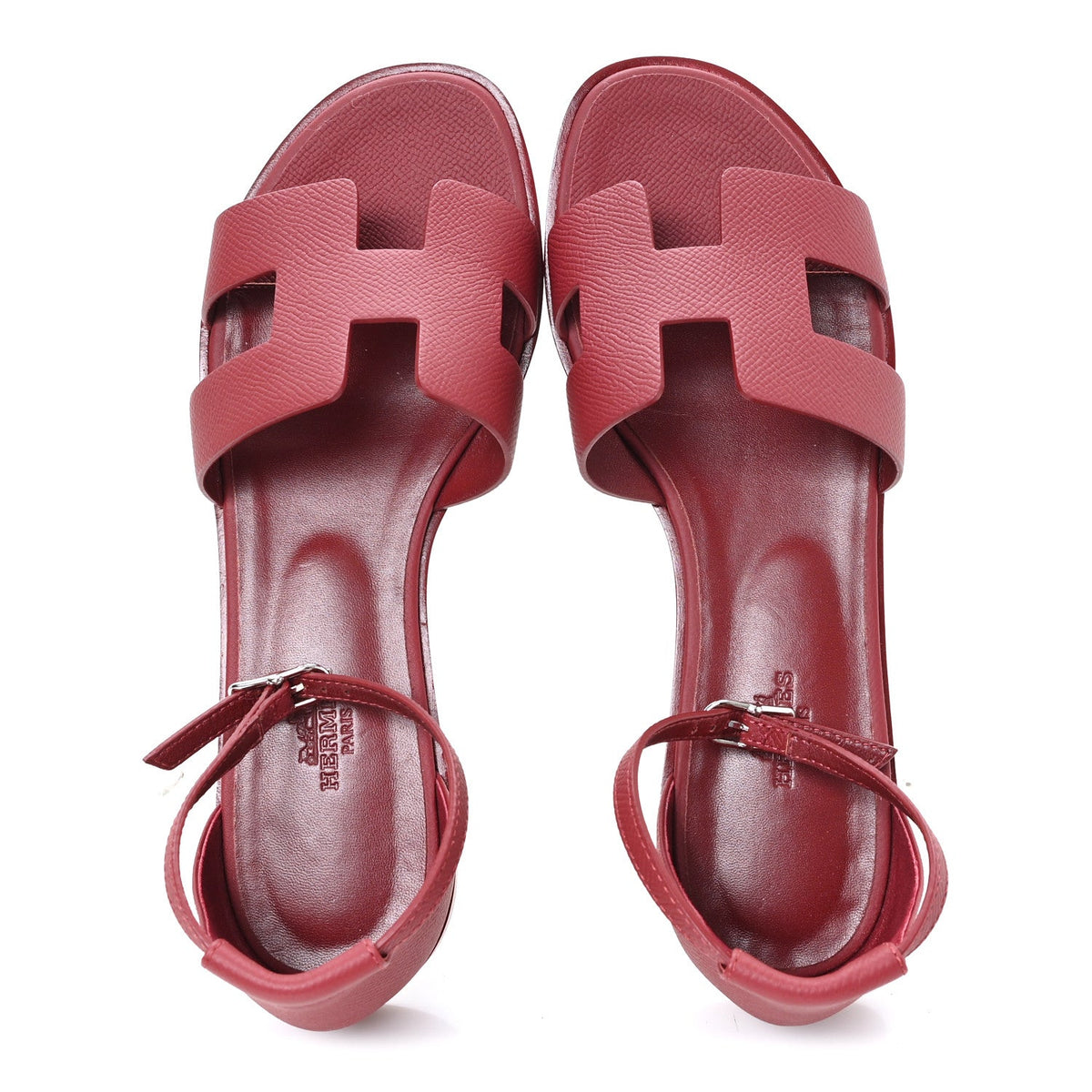 Epsom Santorini Sandals 38 Rouge H wholesalehk.shop
