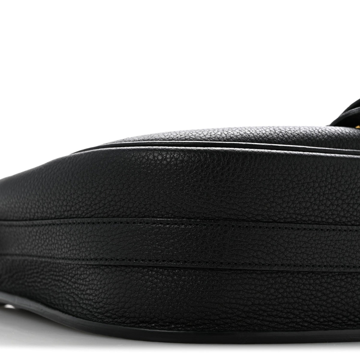 Grained Calfskin Large Bobby Flap Black wholesalehk.shop