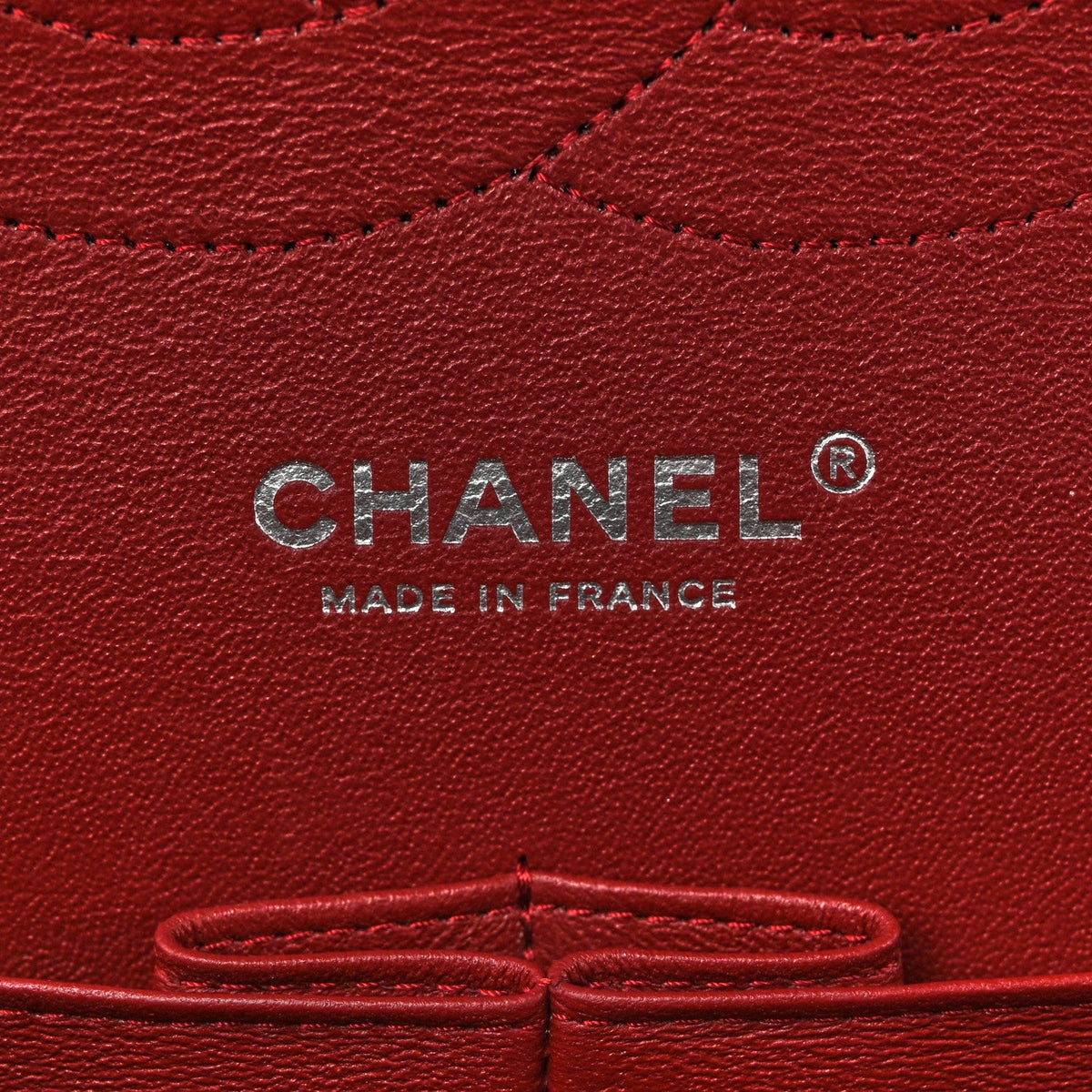 Caviar Quilted Jumbo Double Flap Burgundy wholesalehk.shop