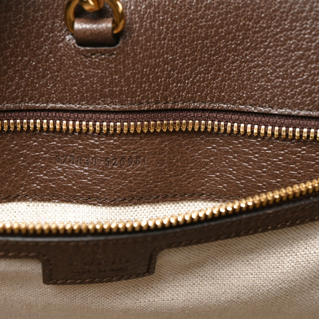 Monogram Jumbo GG Textured Dollar Calfskin Web Tote Bag Camel Ebony New Acero wholesalehk.shop