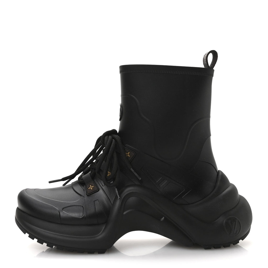 Mat Rubber Monogram LV Archlight Sneaker Boots 38 Black £¨ Direct shipment via from wholesalehk.shop