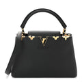 Taurillon Embellished Flower Crown Capucines MM Black £¨ Direct shipment via from wholesalehk.shop
