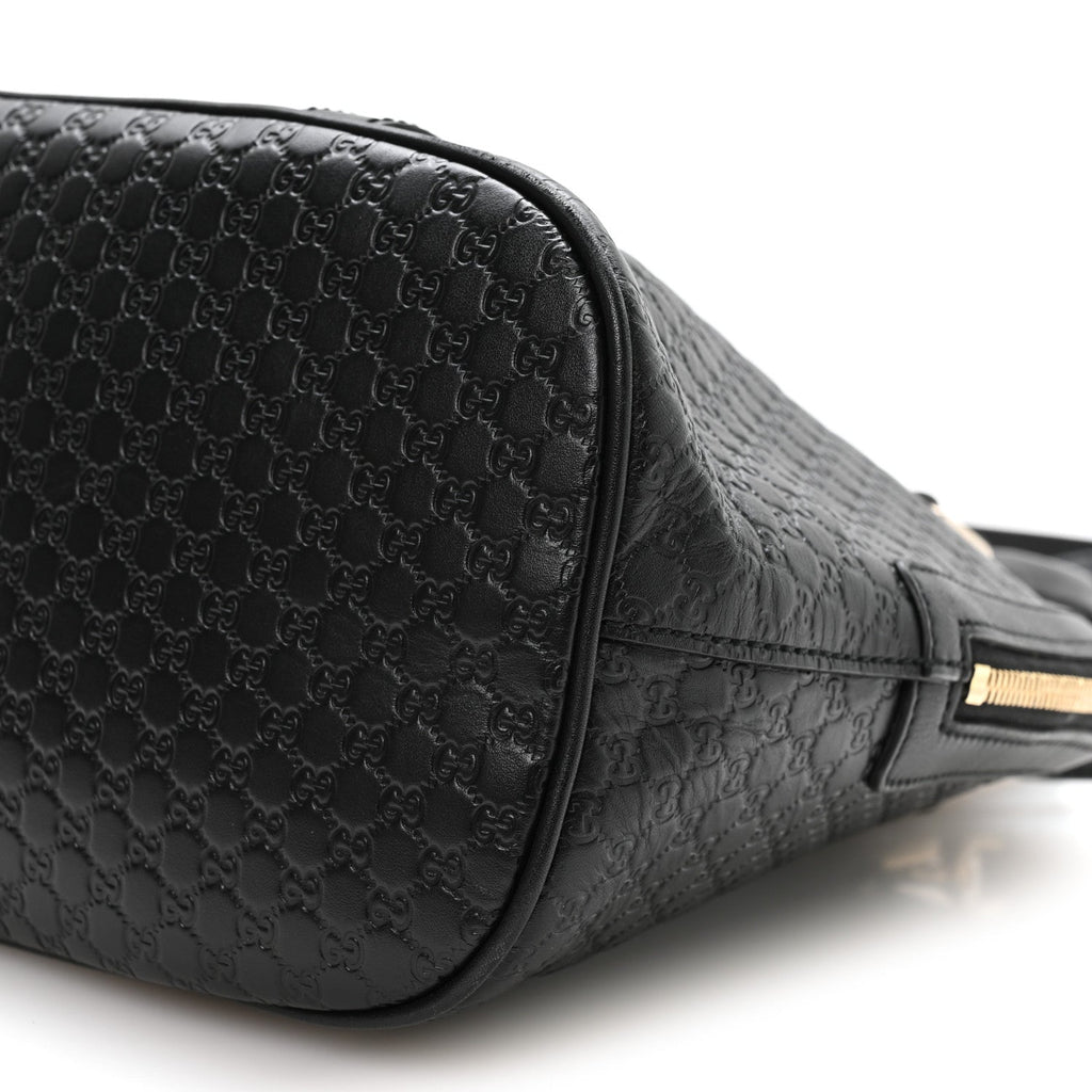 Microguccissima Medium Dome Bag Black £¨ Direct shipment via from wholesalehk.shop