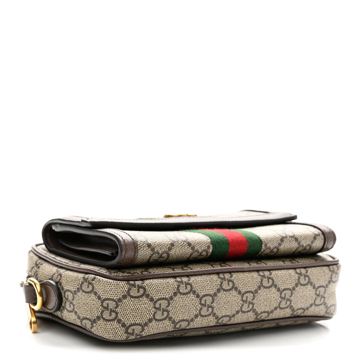 GG Supreme Monogram Web Mini Ophidia Bag Beige Ebony wholesalehk.shop