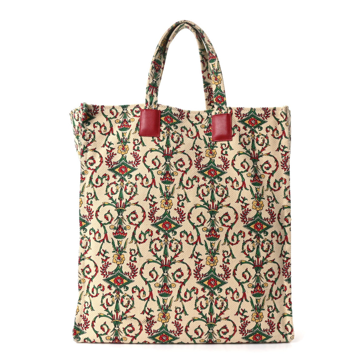 Canvas Garden Store Floral Vertical Tote Multicolor wholesalehk.shop