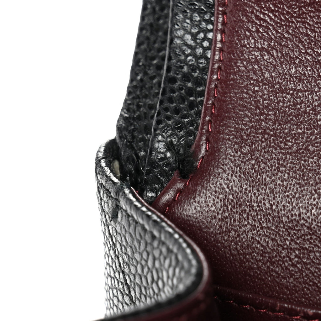 Caviar Quilted Jumbo Double Flap Black wholesalehk.shop