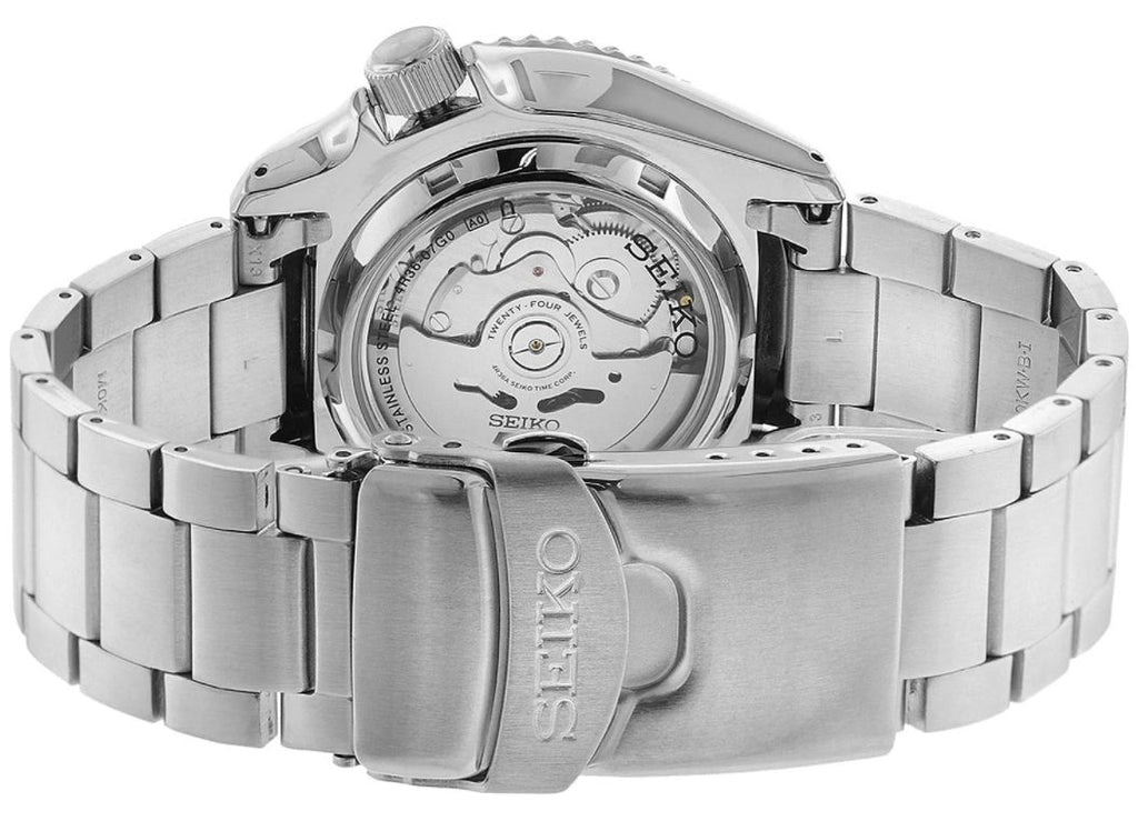 Seiko 5 Sports Automatic Blue Dial Silver Steel Strap Watch For Men - SRPD53K1 wholesalehk.shop