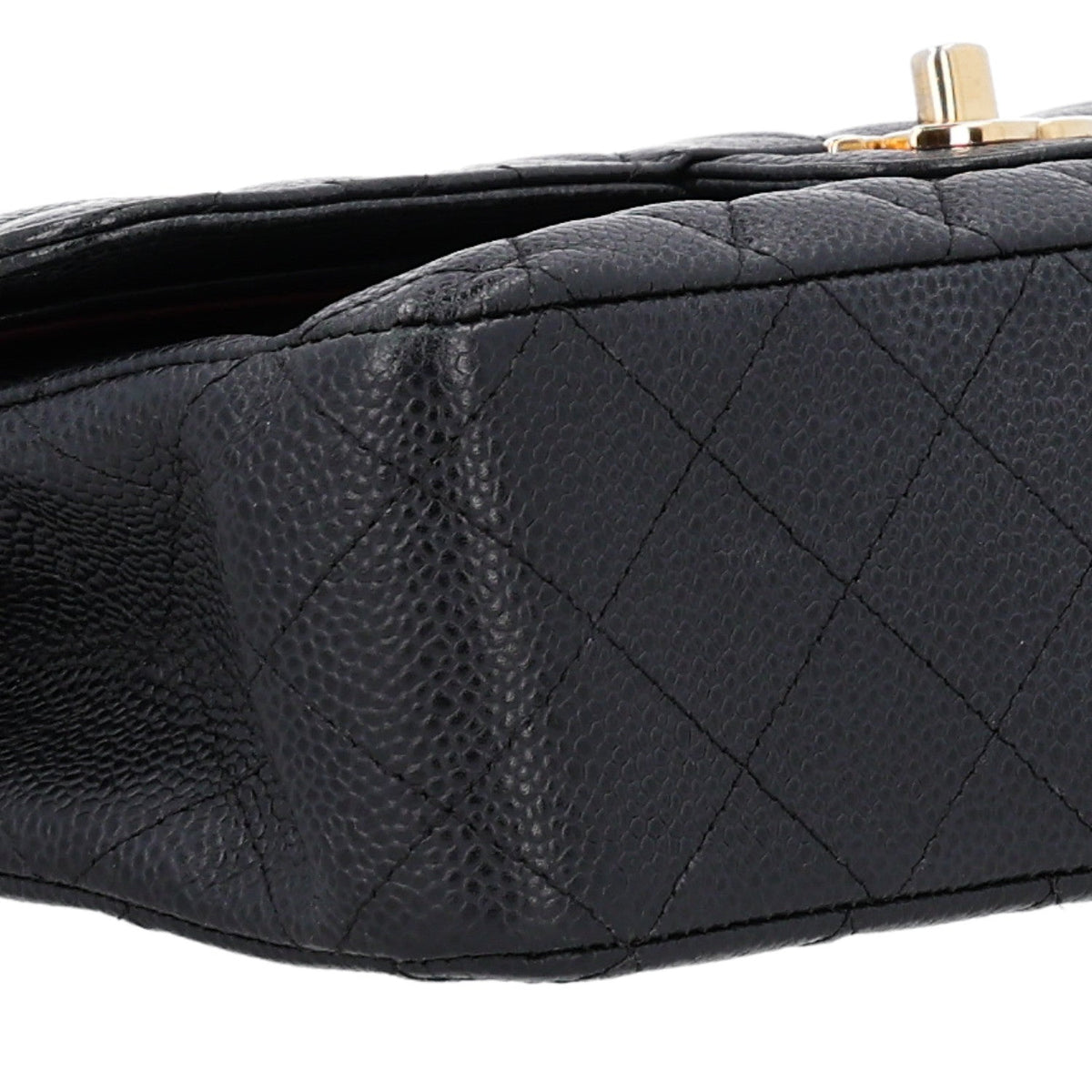 Caviar Quilted Medium Double Flap Black wholesalehk.shop