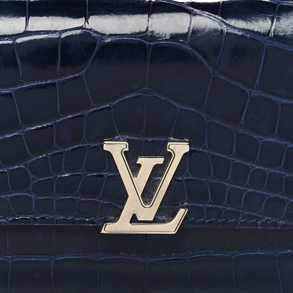 Crocodile Capucines Compact Wallet Saphir £¨ Direct shipment via from wholesalehk.shop