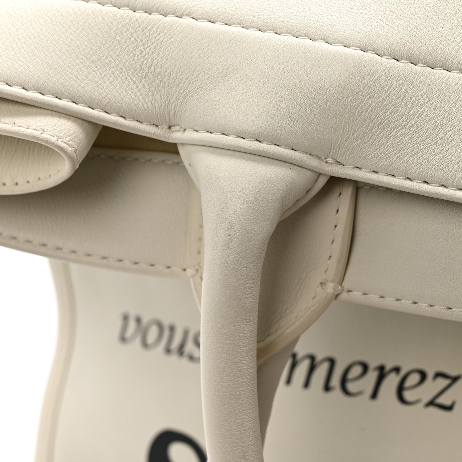 Calfskin Large Surrealism Book Tote Ivory £¨ Direct shipment via from wholesalehk.shop