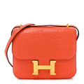 Matte Alligator Constance 18 Rouge Indien £¨ Direct shipment via from wholesalehk.shop