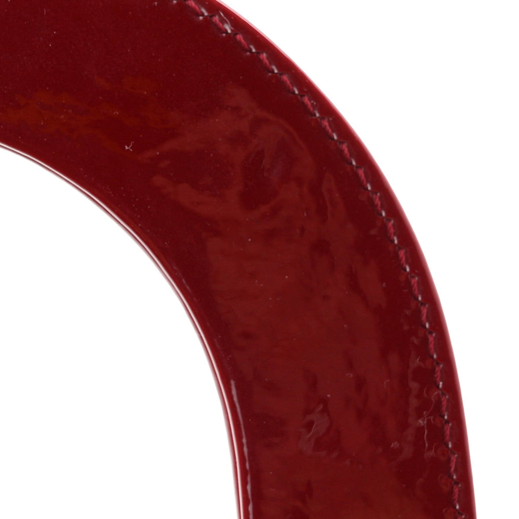 Patent Cannage Mini Lady Dior Red wholesalehk.shop