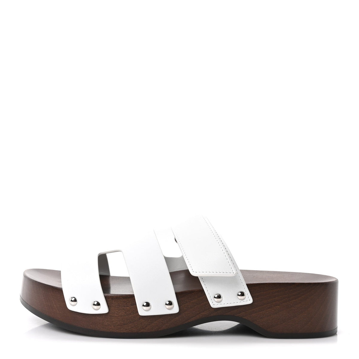 Calfskin Womens Kos Clog 39 White wholesalehk.shop
