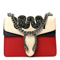 Calfskin Crystal Snake Embroidered Mini Dionysus Shoulder Bag Mystic White Hibiscus Red Blue Agata wholesalehk.shop