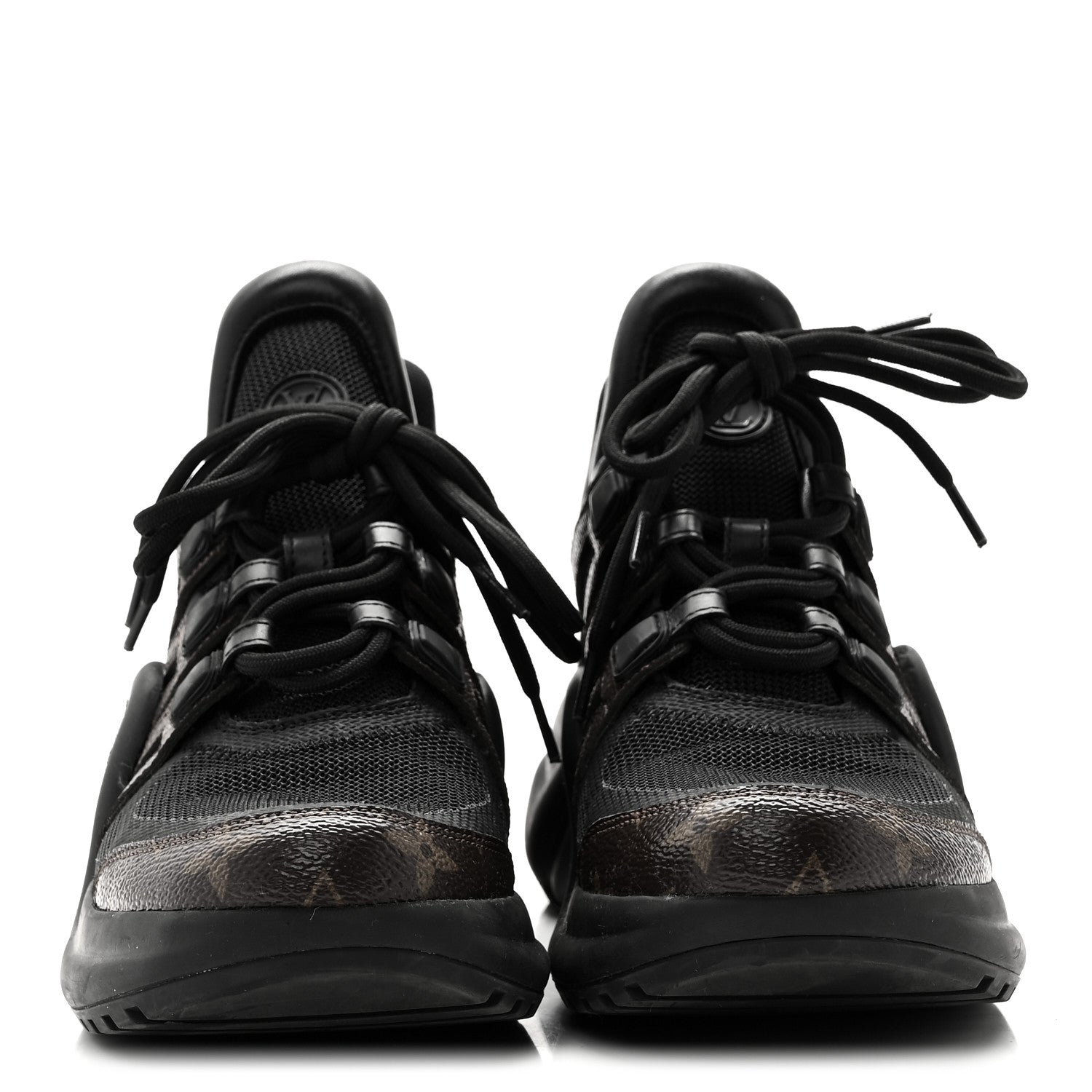 Calfskin Patent Monogram LV Archlight Sneakers 38 Black £¨ Direct shipment via from wholesalehk.shop