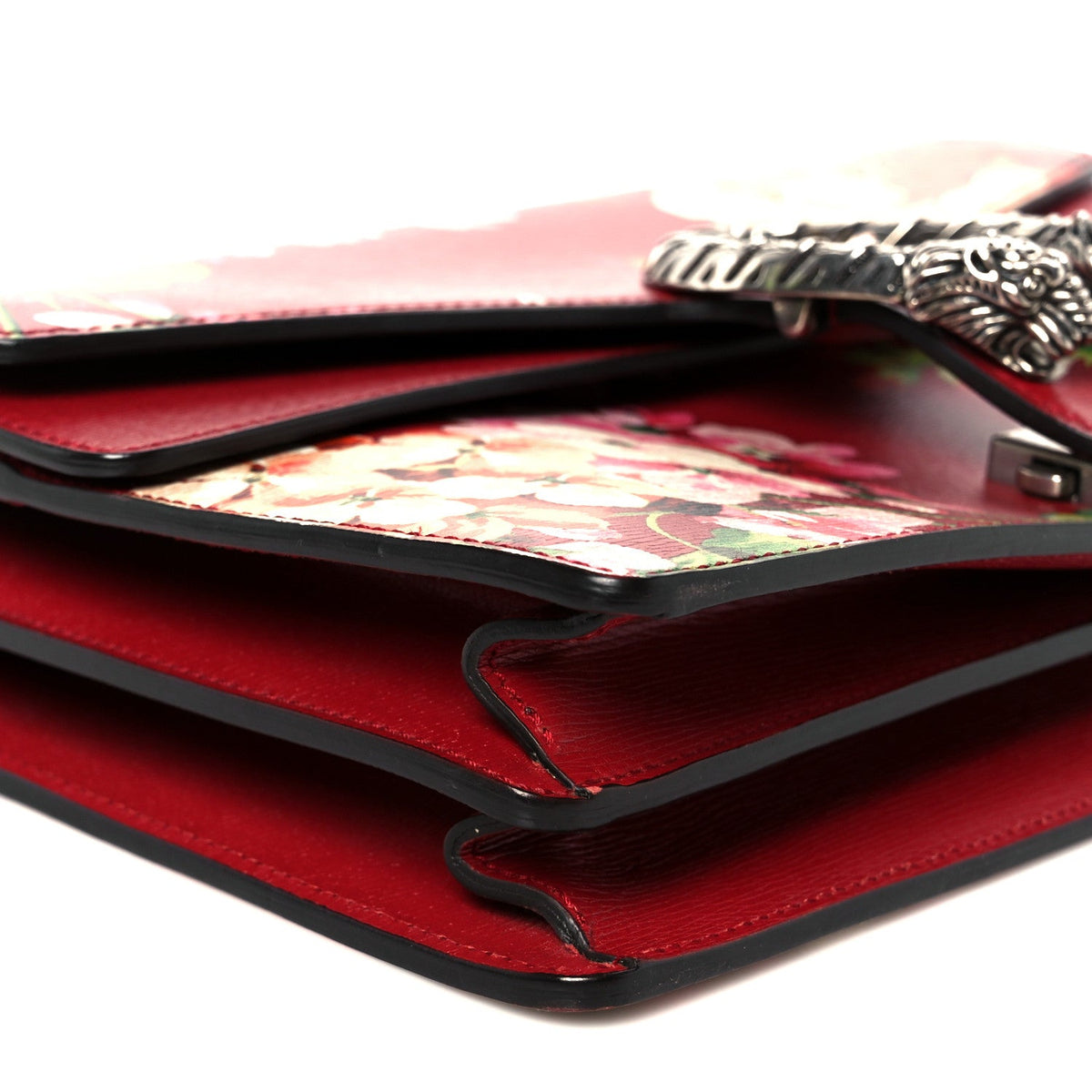 Calfskin Blooms Print Small Dionysus Shoulder Bag Romantic Cherry Multicolor wholesalehk.shop