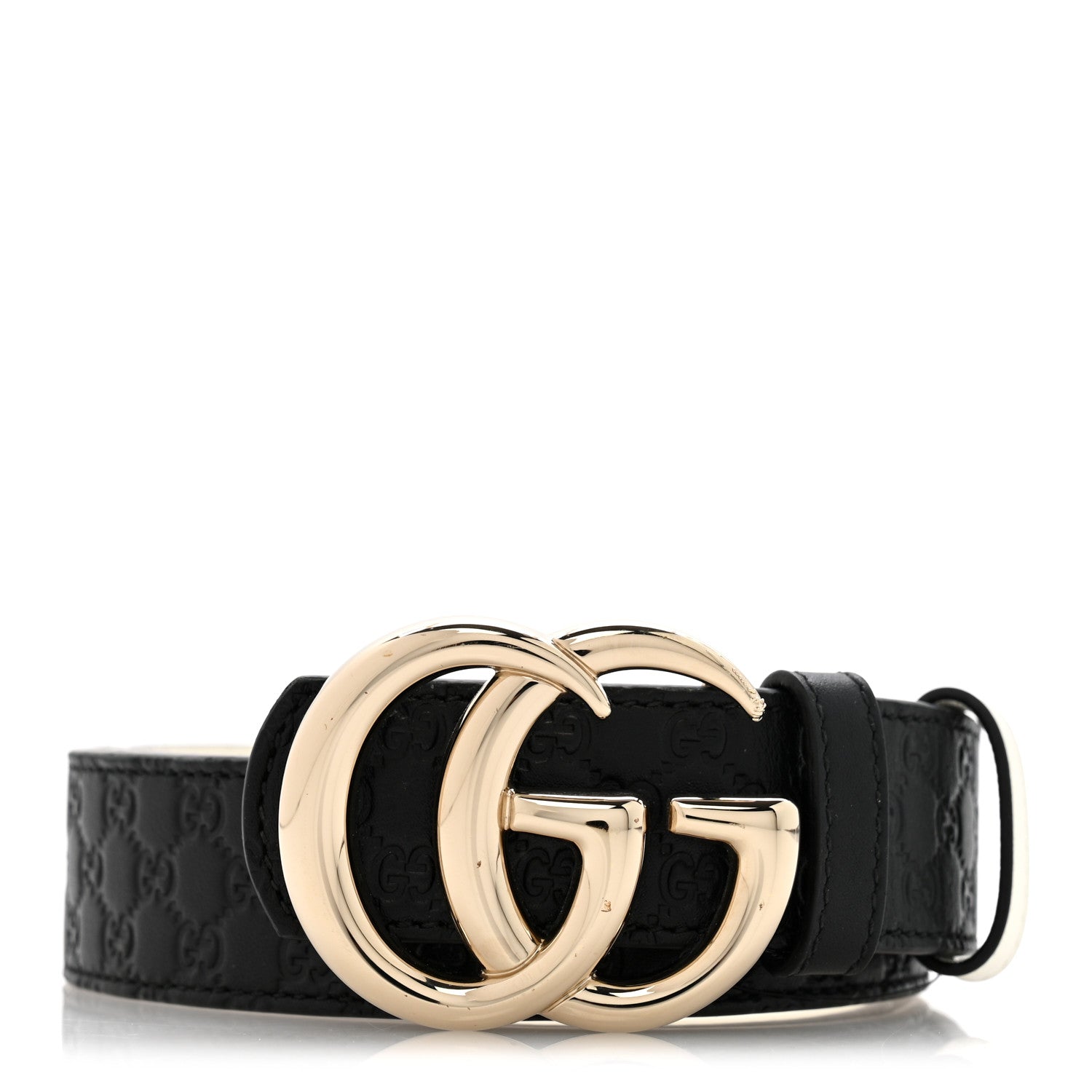 Guccissima Double G Reversible Belt 75 30 Black White £¨ Direct shipment via from wholesalehk.shop