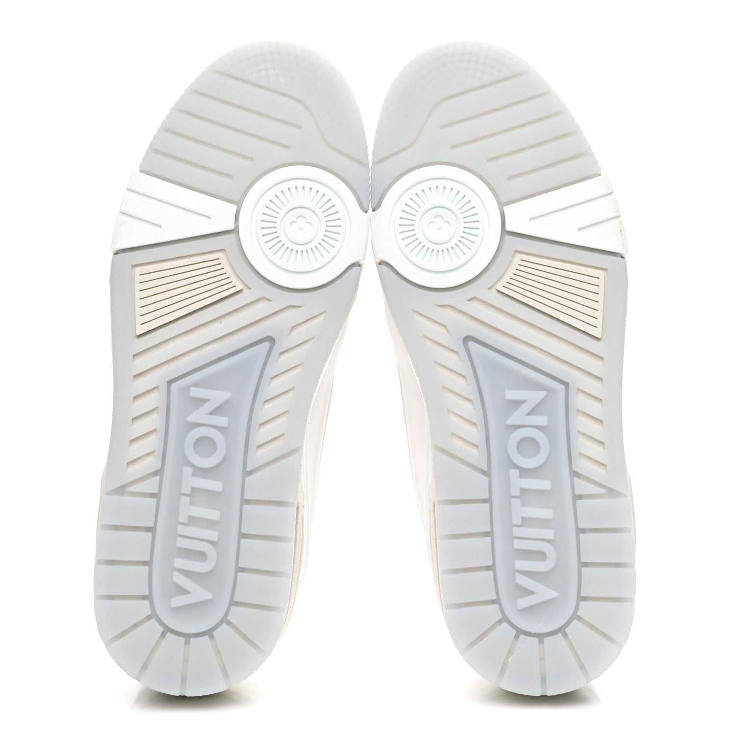 Grained Calfskin Womens LV Trainer Sneakers 37 White £¨ Direct shipment via from wholesalehk.shop