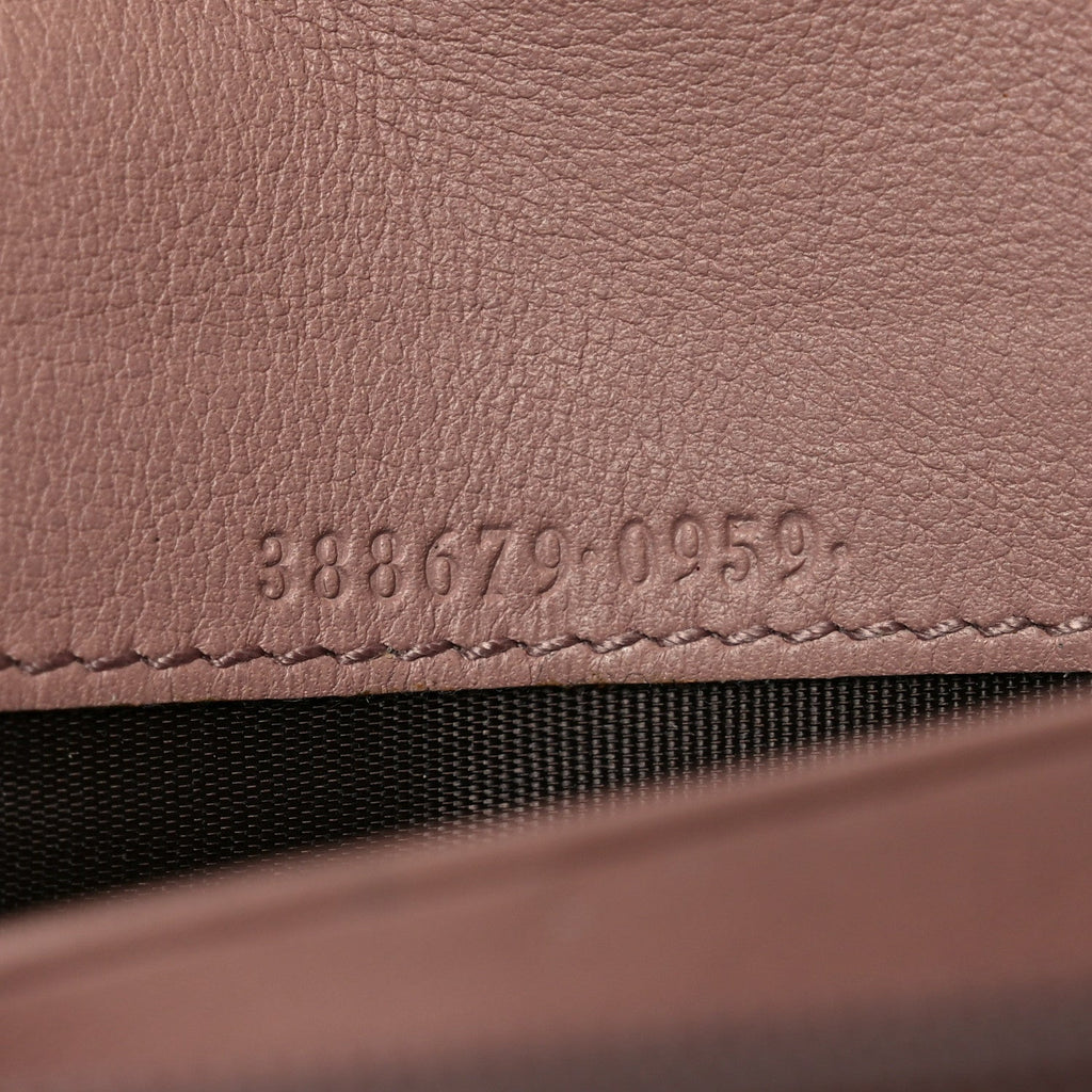 Microguccissima Bow Continental Wallet Soft Pink £¨ Direct shipment via from wholesalehk.shop