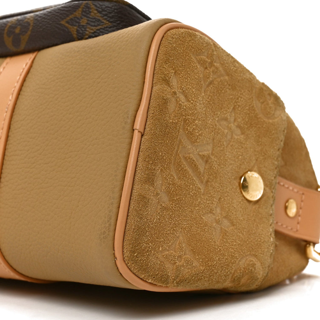 Taurillon Suede Monogram Cargo Keepall Bandouliere 25 wholesalehk.shop