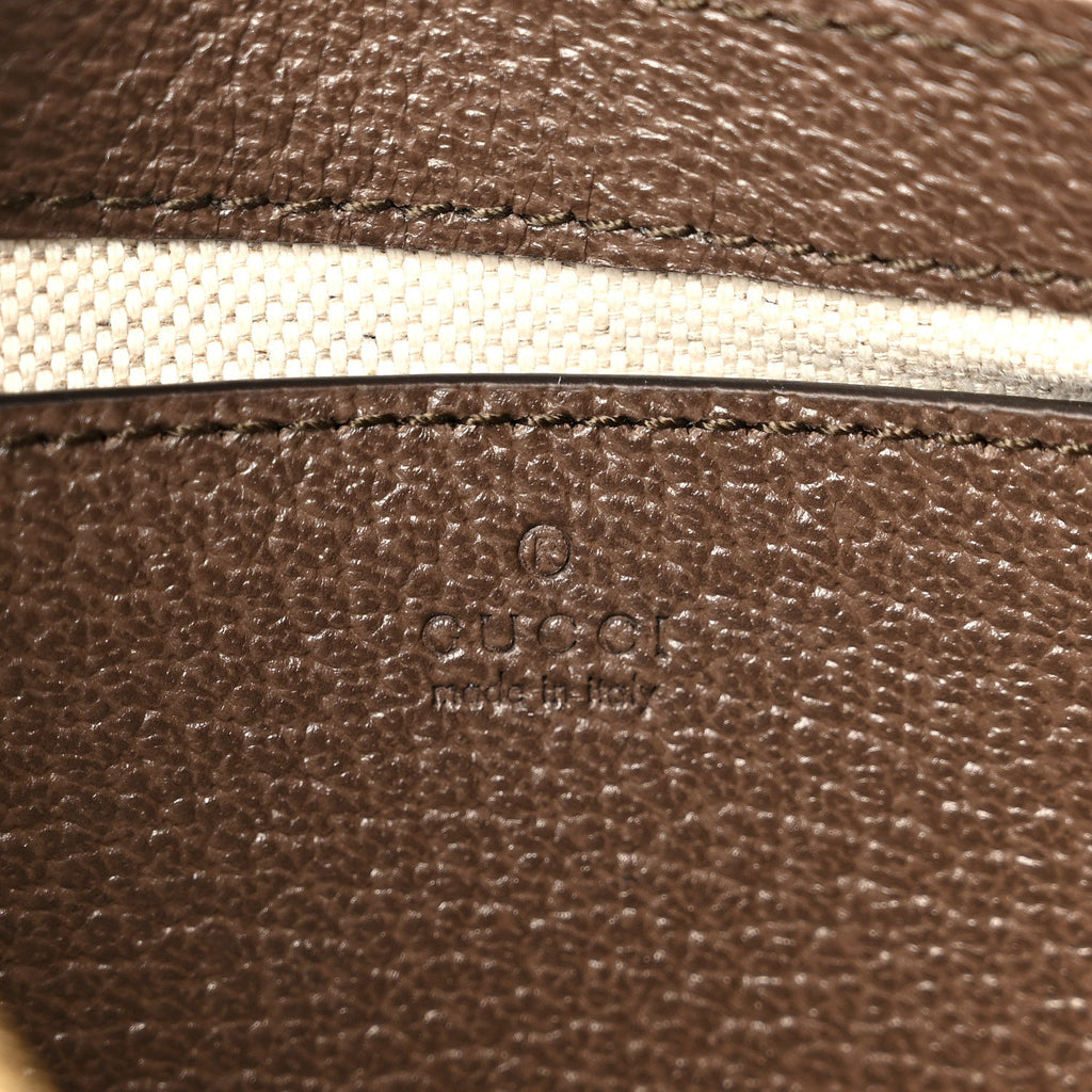 GG Supreme Monogram Textured Dollar Calfskin Mini Ophidia Chain Bag Beige Ebony wholesalehk.shop