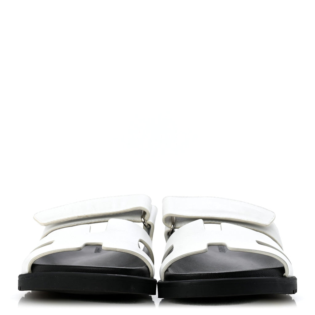 Calfskin Womens Chypre Sandals 36 White wholesalehk.shop